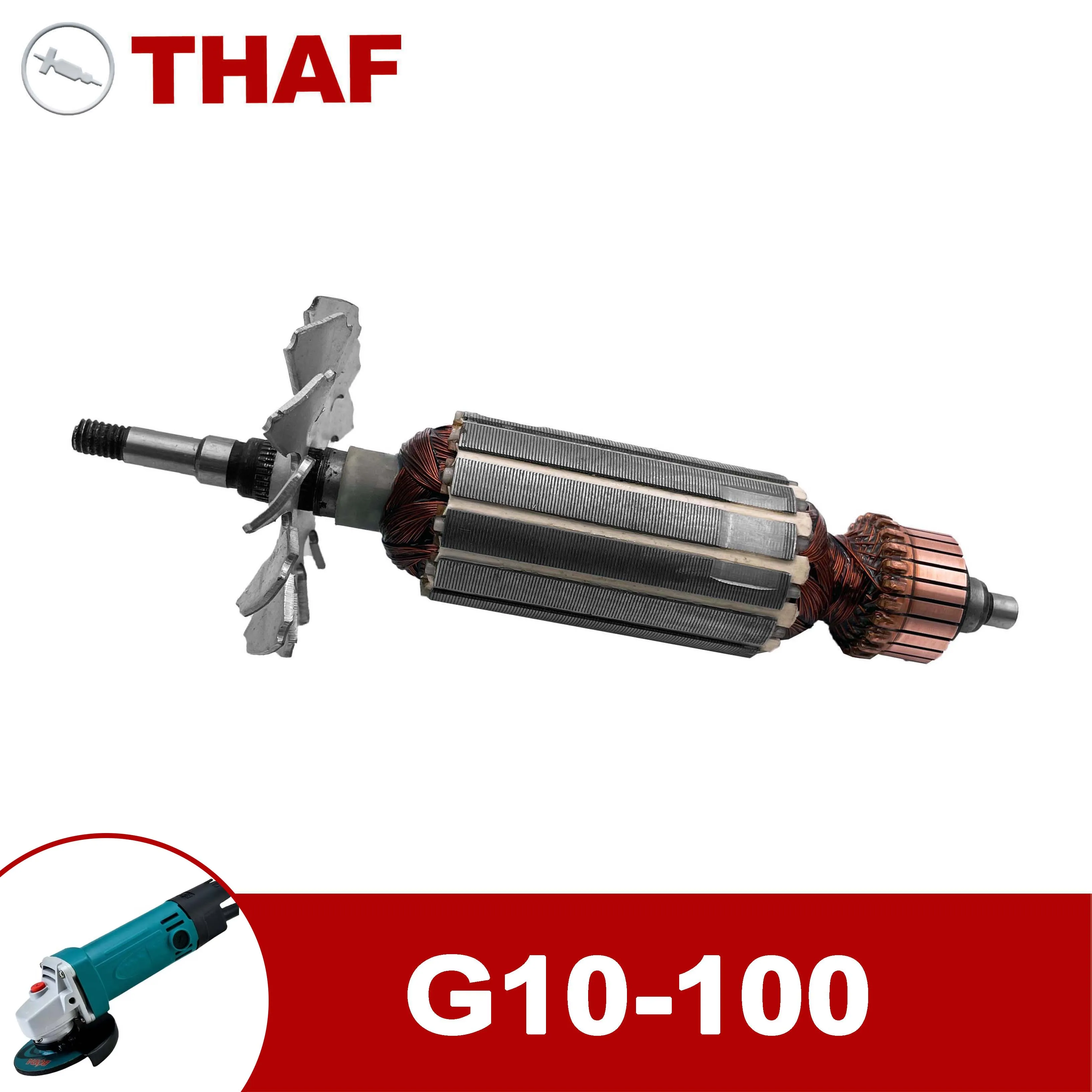 AC220V-240V Armature Rotor Anchor Replacement for Boda Angle Grinder G10-100