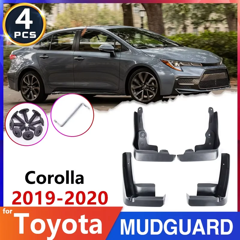 

Car Mud Splash Flaps Guards for Toyota Corolla Altis E210 Sedan Saloon 2019 2020 Car Accessories Goods Mudflaps Mudguards Fender