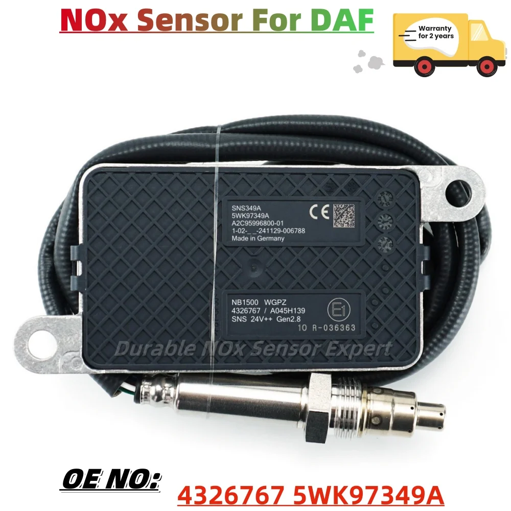 4326767 5WK97349A Original New Nitrogen Oxide Nox Sensor For Cummins Diesel Engine 24V