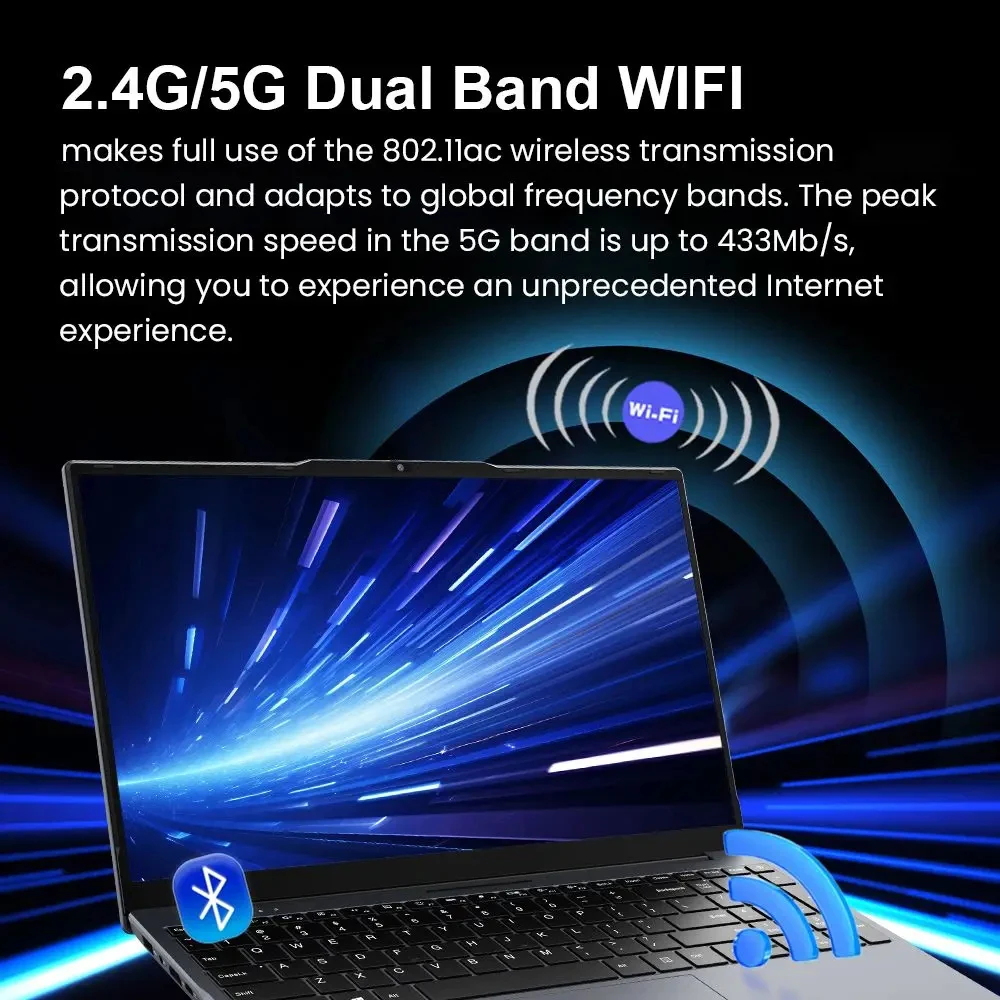 15.6' Office FUCHU Laptops Portable Notebook PC with Intel Core I3 6100U, 16GB RAM, 512GB 1TB SSD, Windows 11 Pro