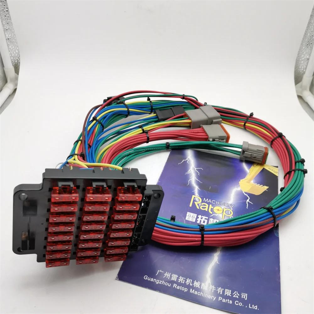 

320B 311B 312B Excavator Fuse Box Base Fuse Box With Plug 111-4812 1114812