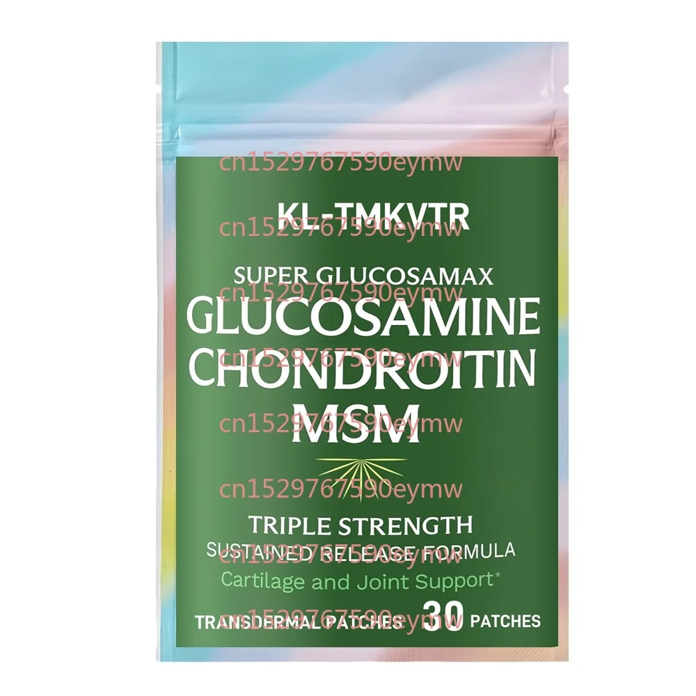 30 Patches Premium Glucosamine Chondroitin Transdermal Patches with Vitamin C for Joint Comfort & Mobility