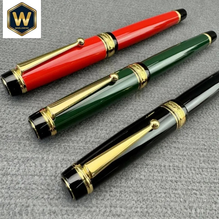 Luxury Montefiore 845 Fountain Pen F 0.7 Nib with Ink Absorber Cute Luxury WIth Clip Ink Pen Office School Writing Business Gift