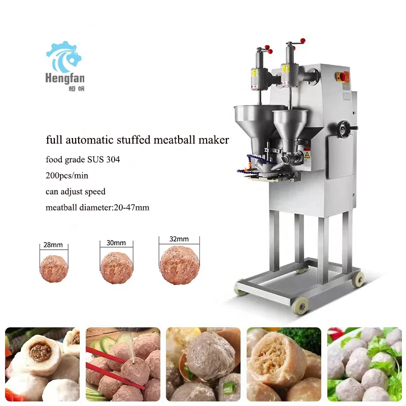 آلة صنع كرات اللحم المحشوة الأوتوماتيكية