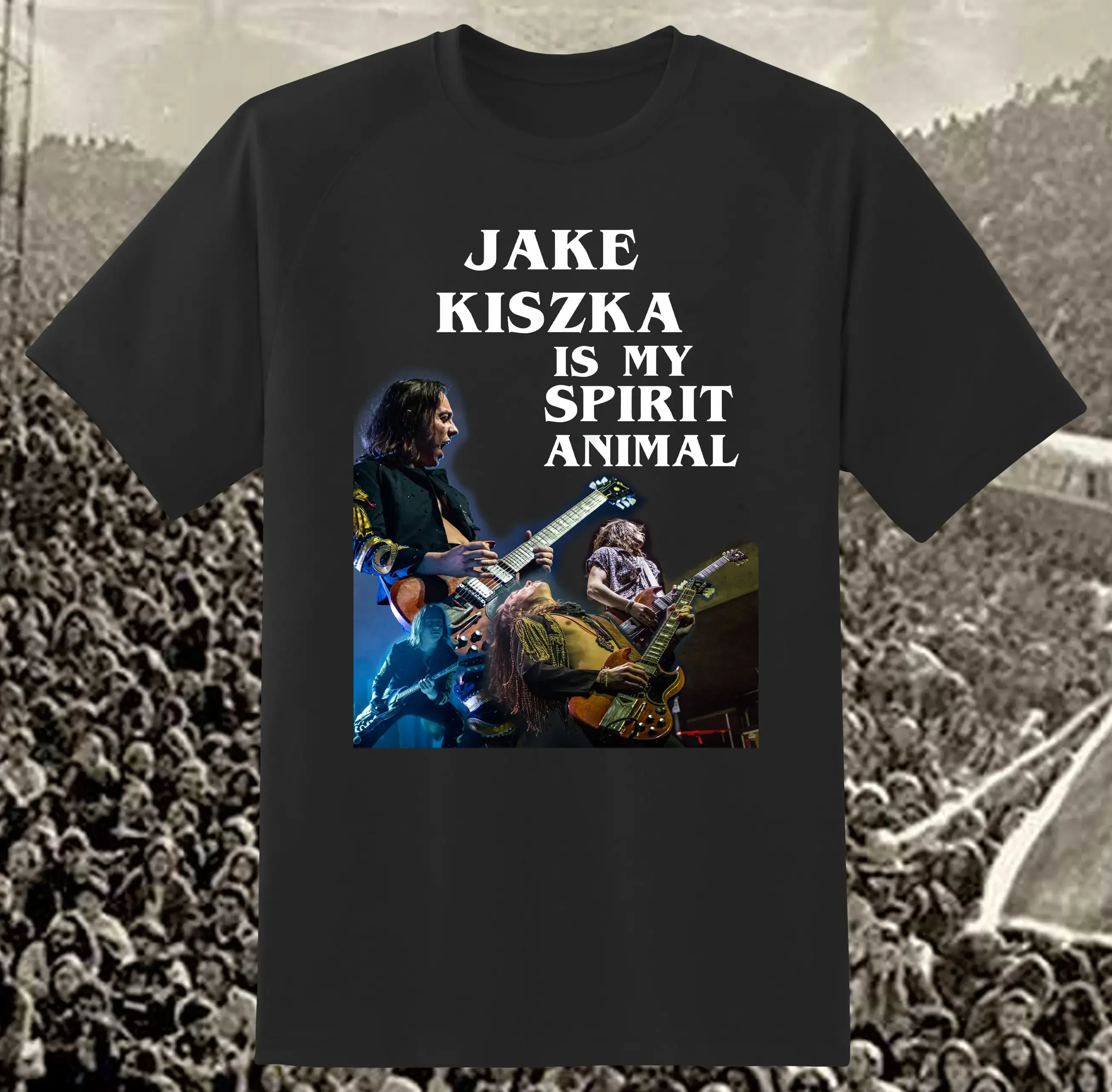 Jake Kiszka is my spirit animal Greta Van Fleet Tribute Black Shirt