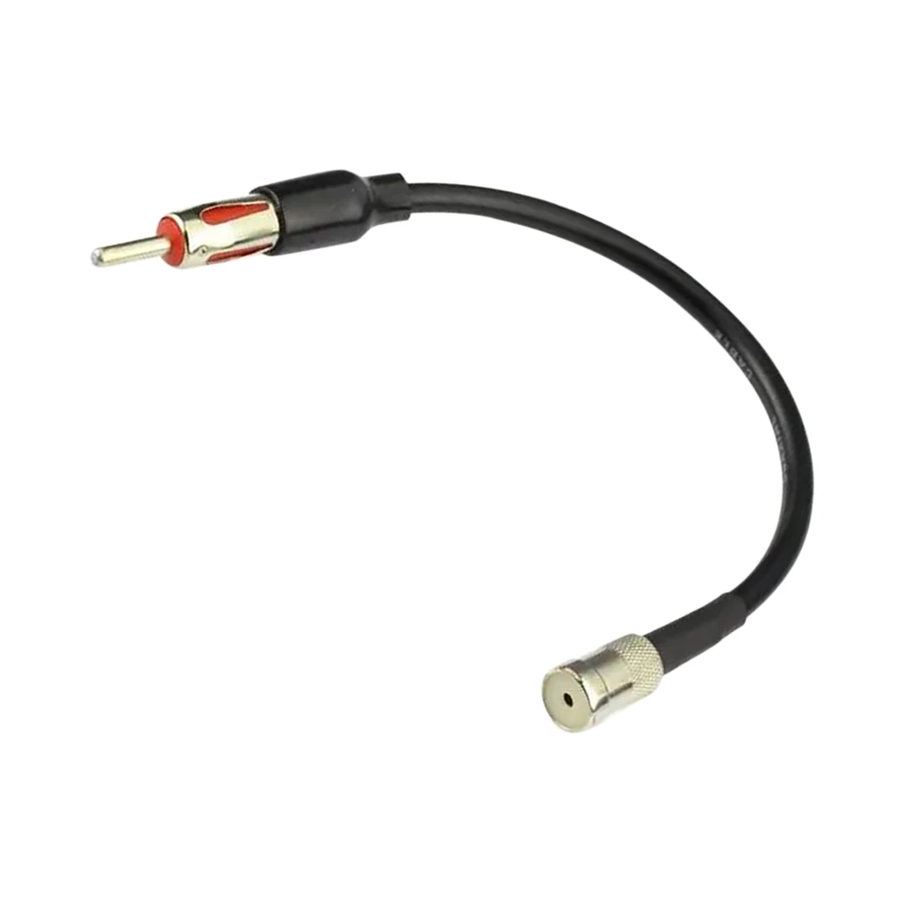 Universal Car Antenna Adapter ISO To DIN Radio Cable Truck Player Stereo Antenna Adapter FM/AM Aerial To DAB Radio Receiver