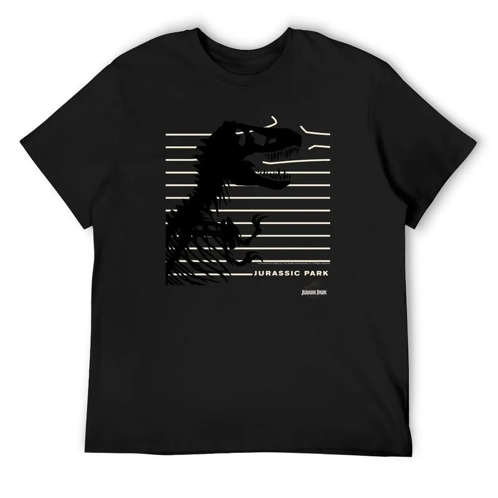 

Jurassic Park Tyrannosaurus Rex Breaking Fence Vintage Logo T-Shirt shirts graphic tee graphic t shirts men t shirt