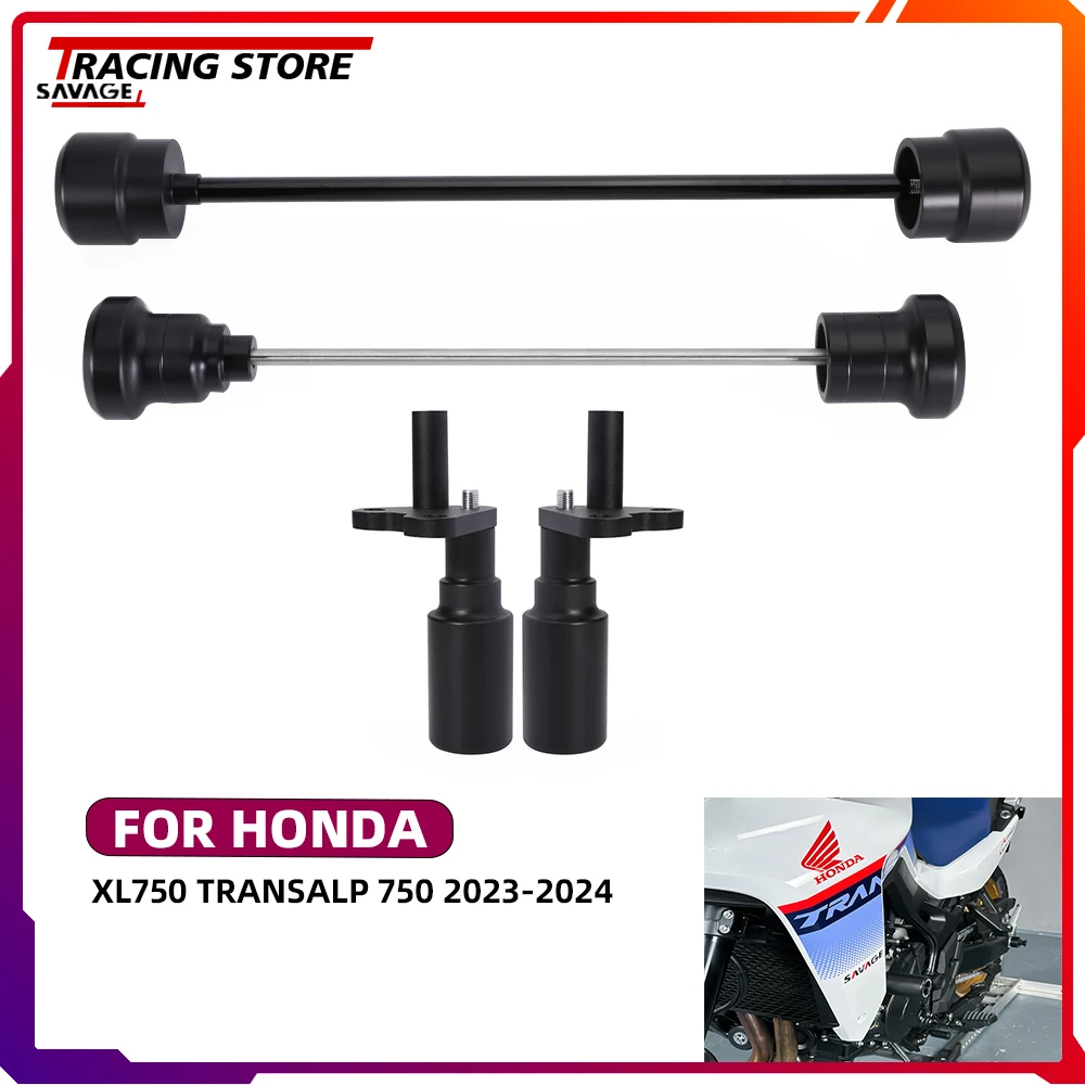 

Frame Sliders Guard Crash Protector For Honda XL750 Transalp 750 Front Rear Wheel Axle Spindle Swingarm Slider Crash Protection