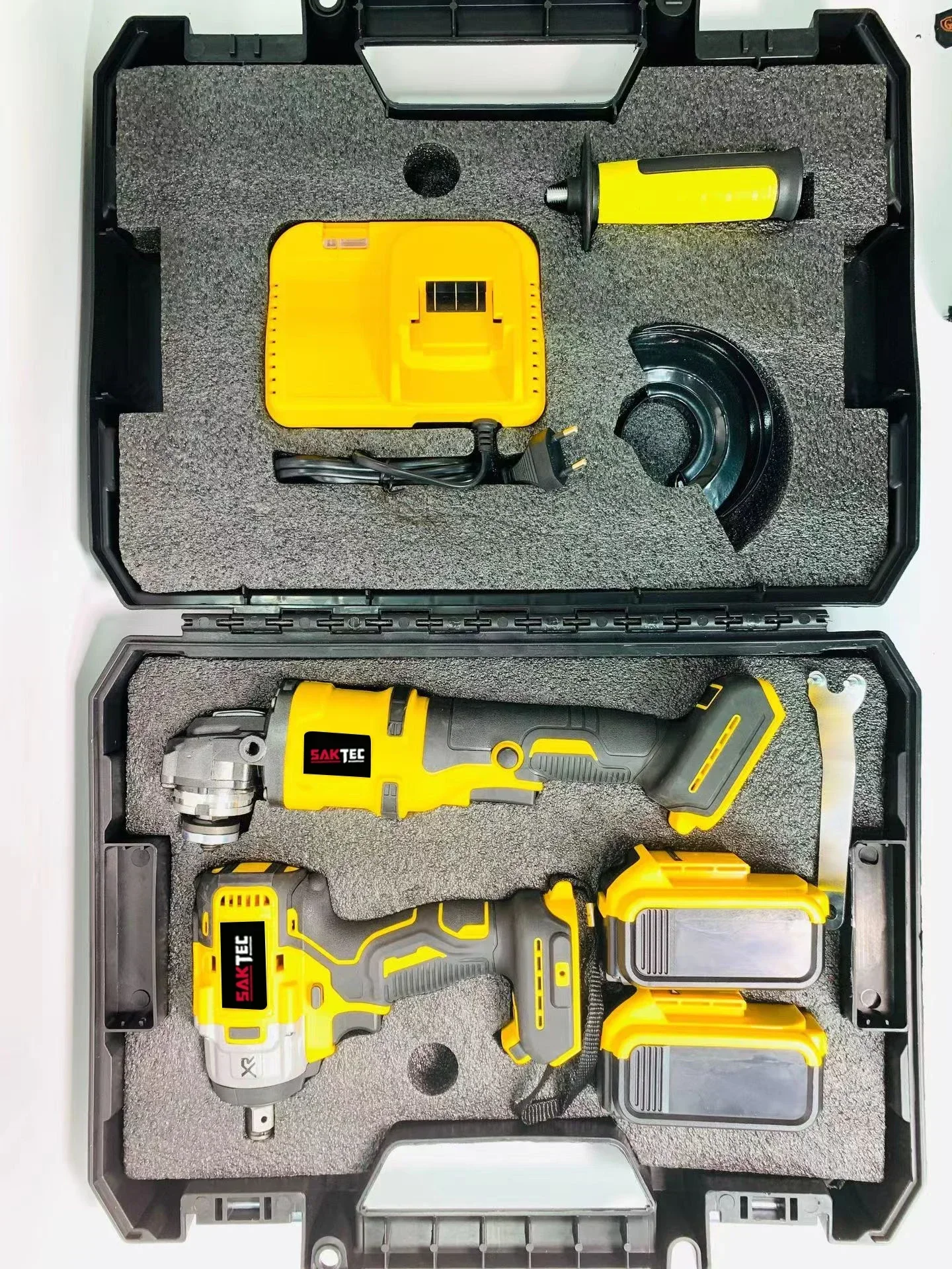 Saktec Factory 21v portable electric cordless pulse brushless screwdriver 18V compact wireless impact drill Lithium Battery kit - Image 6