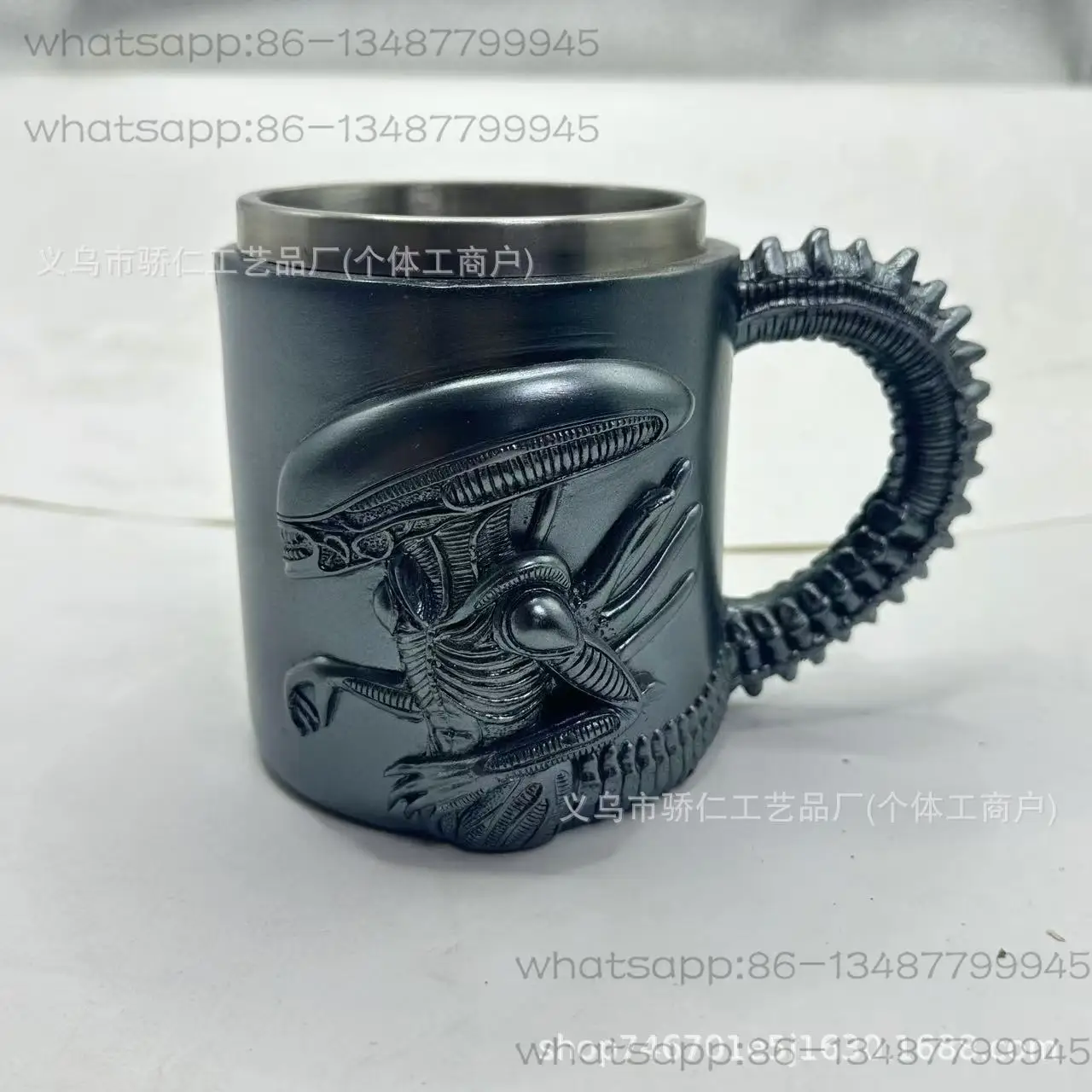 Special-shaped Mug 3D Three-dimensional Relief Coffee Cup, Resin Handicraft