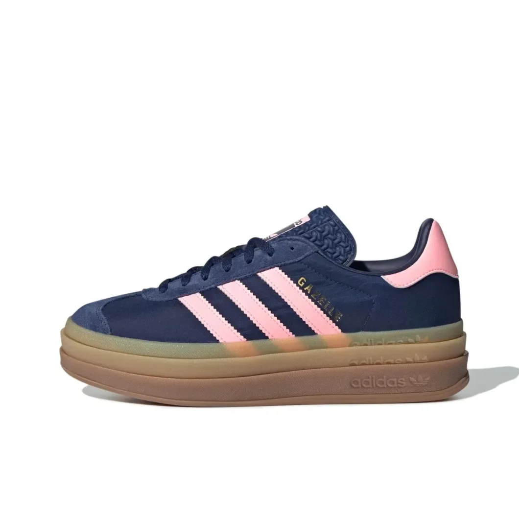 adidas-income-zelle-bold-chaussures-basses-pour-femmes-confortables-polyvalentes-a-la-mode-decontractees-bleues-et-roses-assorties-aux-documents