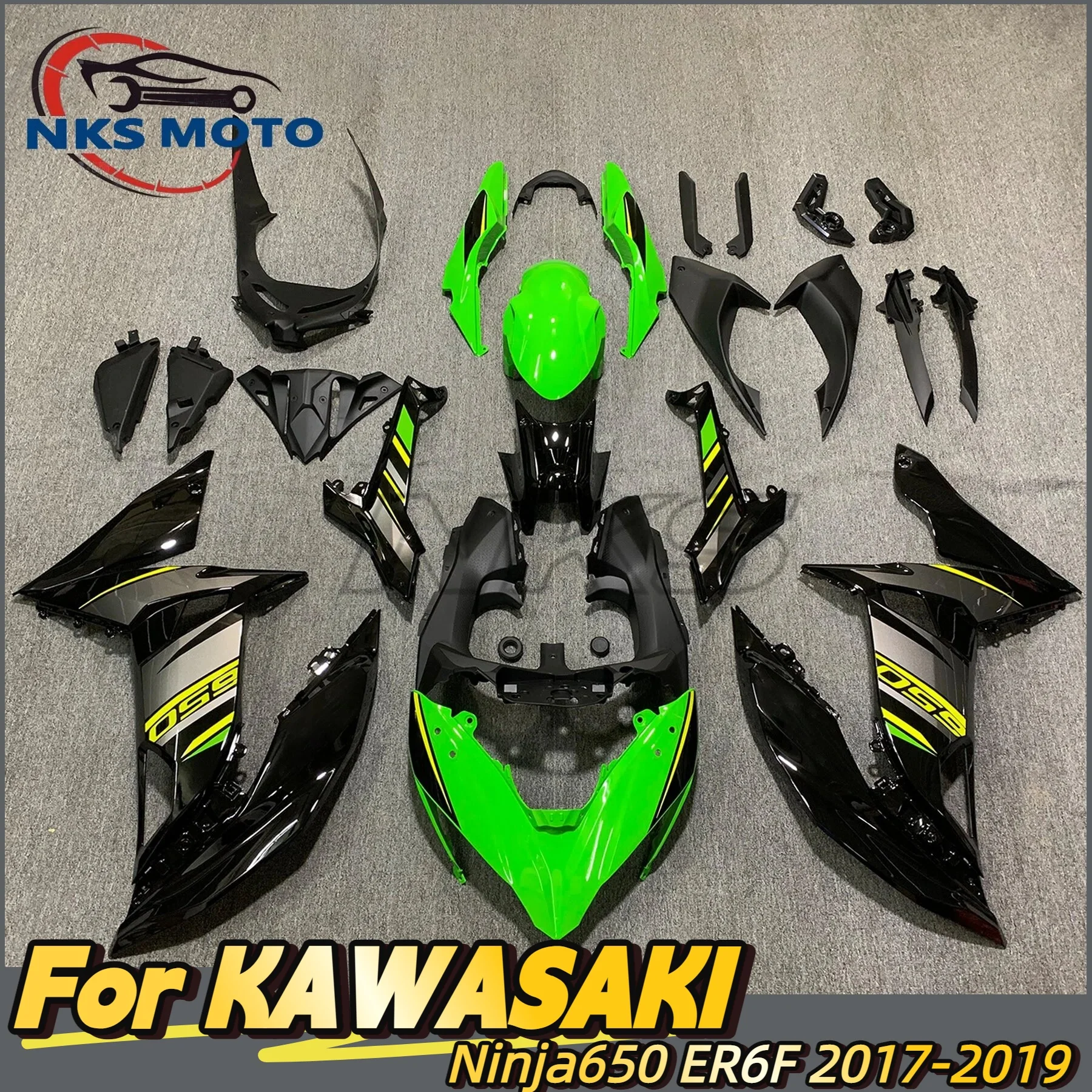 

Motorcycle Fairing Kit Suitable For Kawasaki Ninja 650 17-19 Years EX650 ER6F 2017 2018 2019 Fairing White Black Green