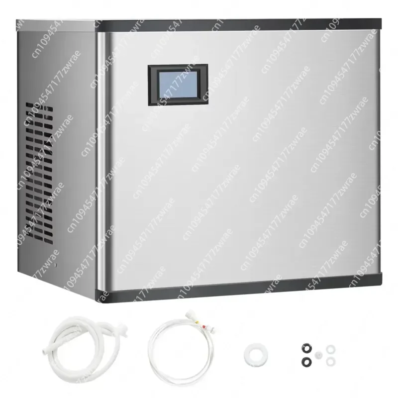 Commercial Kitchen Equipment 300 Lbs/24 h Industrial Ice Maker 20 Inch Stainless Steel Self-Cleaning Scheduled Ice Model - view 2