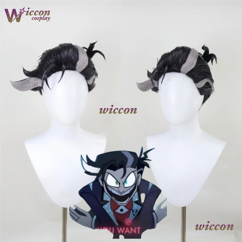 

Rich Anime Hazubin Cos Hotel Vox Vincent 's Wig Cosplay Whittman Wig Pre Styled Wig Adult Men Halloween Party Roleplay Wig Prop