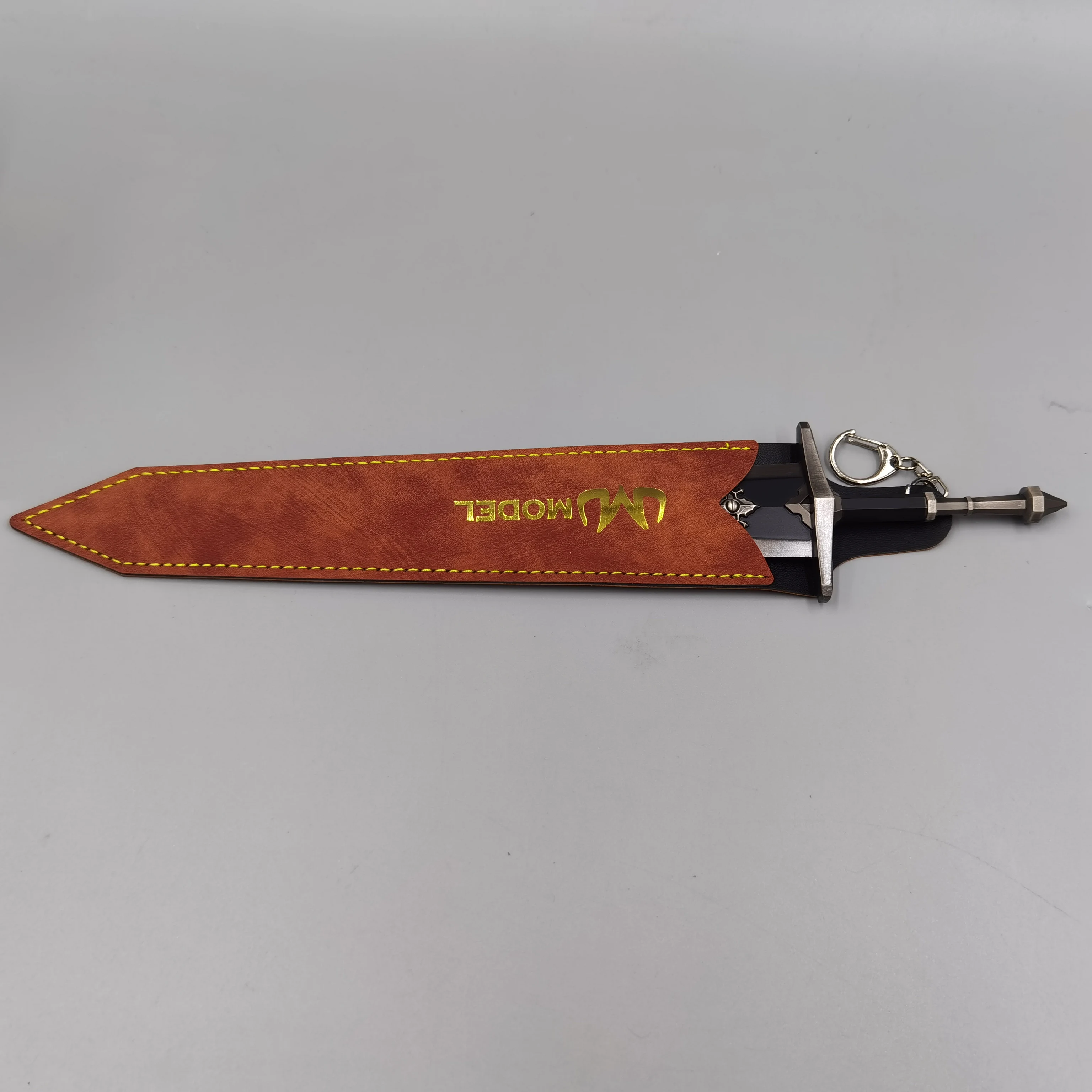 30cm/11.81in Eldenn Weapon Model Lone Prison Sword Metal Leather Game Peripheral Cover Edition Ornament Collection Desktop Gifts