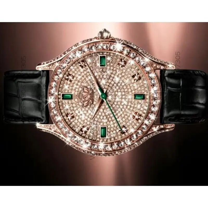 

GGG Da Qin Wang Jian Genuine New Chouette Fashion Large Dial Watch Women's Round Hand Quartz Movement Watch