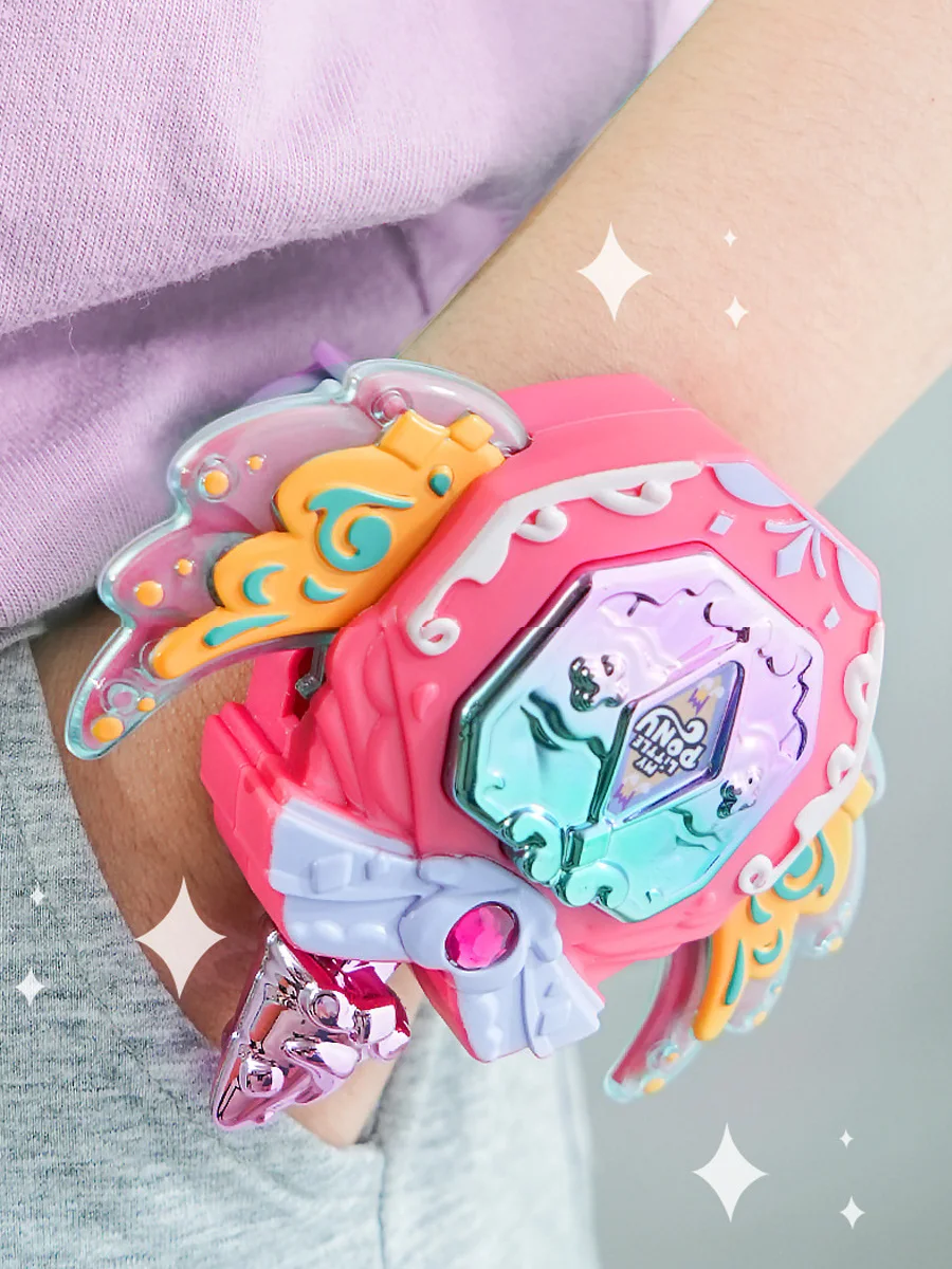 Hasbro My Little Pony Music Watch Toy Shining Deformation Clock Model Collection Acton Figure Girls Kids Birthday Gifts