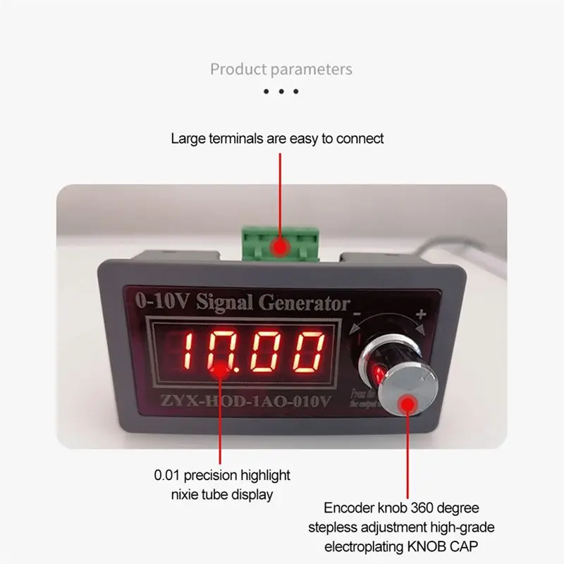 CYCLI-Adjustable Voltage Analog Simulator 5-10V Voltage Signal Generator Signal Sources PLC Signal Control