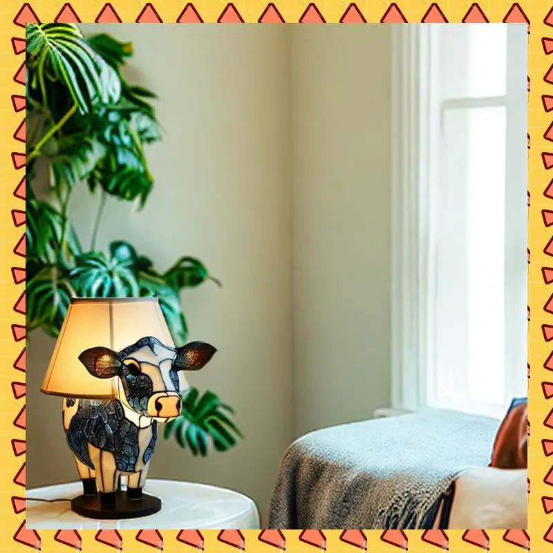 

A008 Table Lamp, Animal Table Lamp, Bedside Table Lamp With USB A+C Ports, Bedside Lamp For Living Room Bedroom