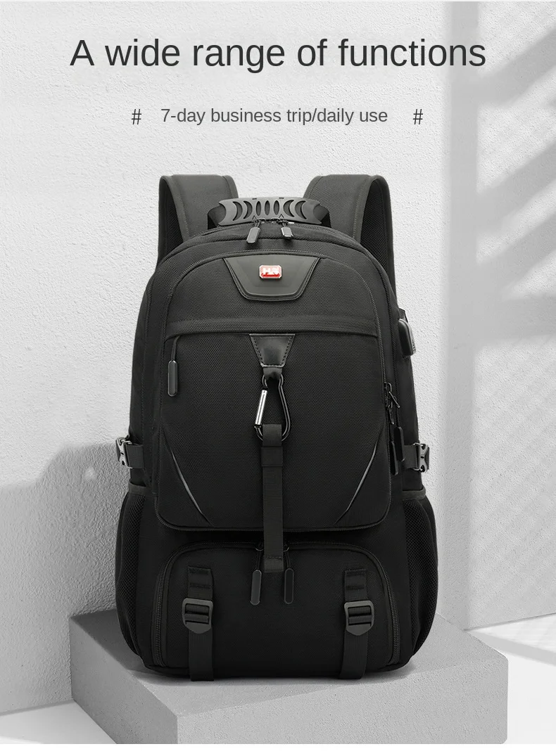 50/60/80L Unisex Männer Outdoor Rucksack USB Große Kapazität Reise Pack Sport Trekking Rucksack Wandern Camping Rucksack für Männer – Detail 2
