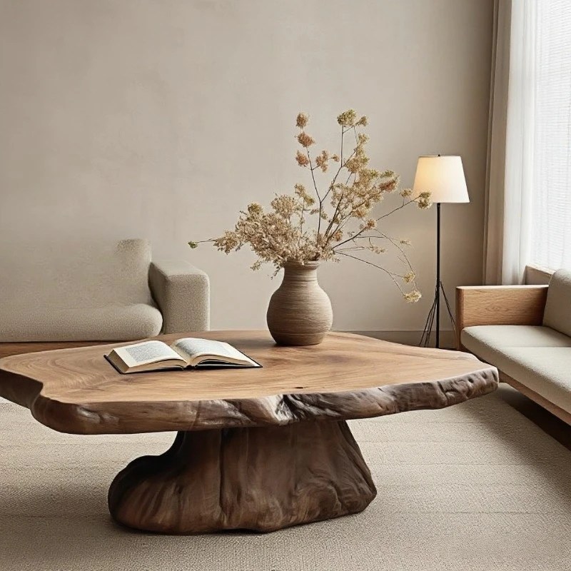 Living Room Wood Coffee Table Unique Moving Cheap Antique Side Table Kaffee Tische Minimalist Mesas Bajas Lounge Suite Furniture