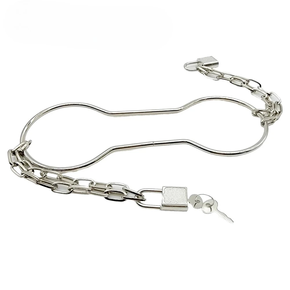1pc Chain Shackle Escape Handcuff Escape - Silver Color Magic Tricks Stage Close-Up Street Accessories Gimmick Comedy Mentalism