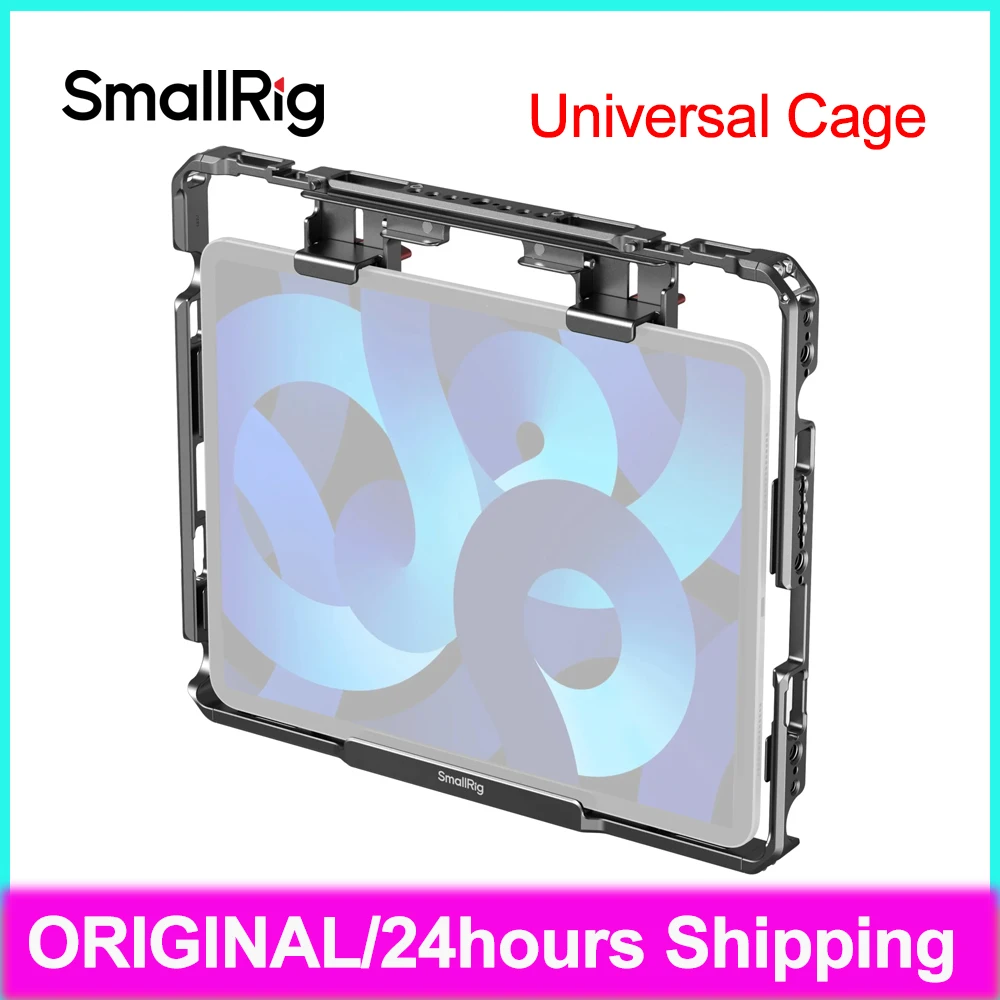 smallrig Universal Cage for iPad, iPad Mini, iPad Air, and iPad Pro Aluminium Alloy Precise Protection Cage with 1/4