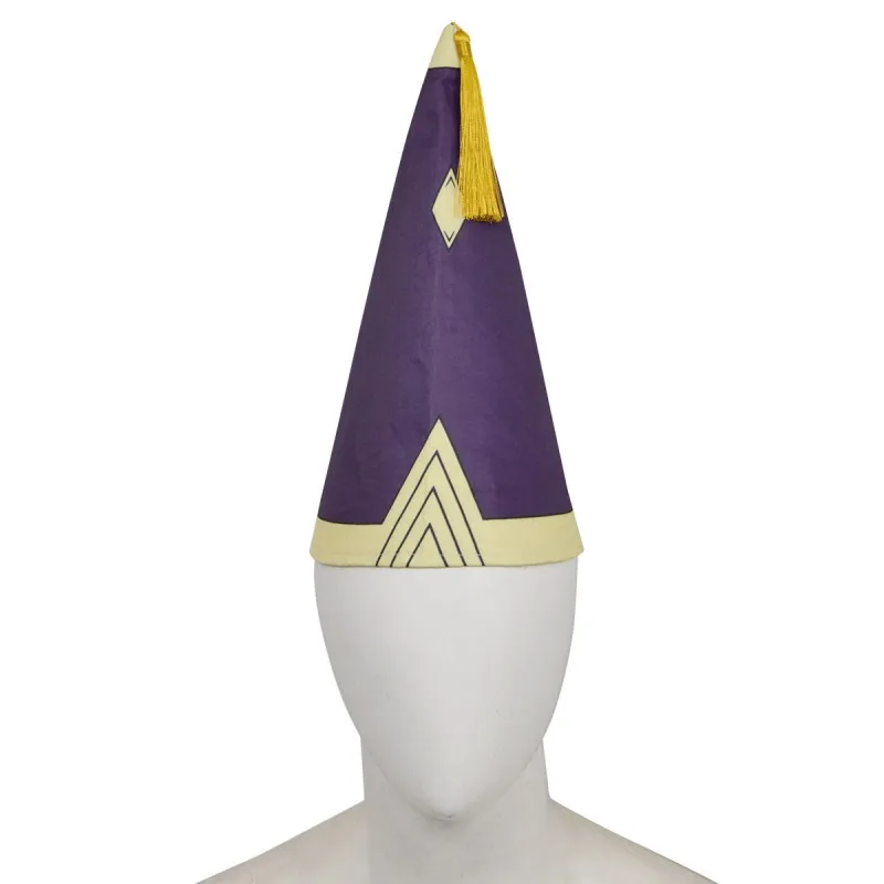 Witch Hat Atelier Olruggio Cosplay Costume Watchful Eye Magic Robe Uniform Set Halloween Olruggio's Wigs Headgear Men Size view 6