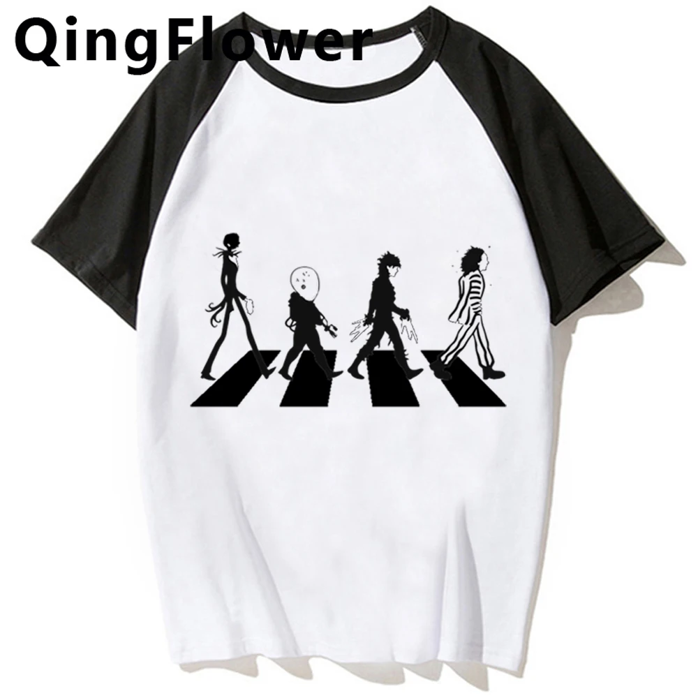 tim burton tshirt women graphic t shirt female anime comic harajuku clothing