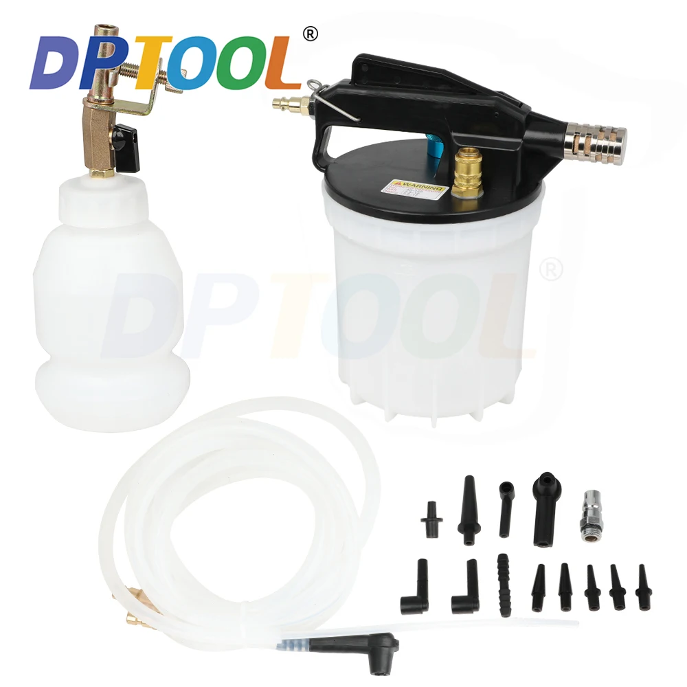 2L Vacuum Brake Bleeder Kit Pneumatic Explosion-proof Shunt Decompression Vacuum Pump Brake Fluid Refueling Tool