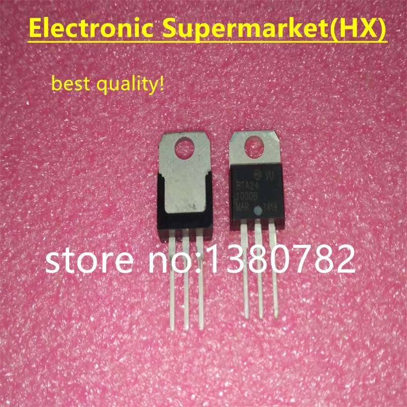 

Free Shipping 50pcs/lots BTA24-1000B BTA24 TO-220 IC Best quality In Stcok!