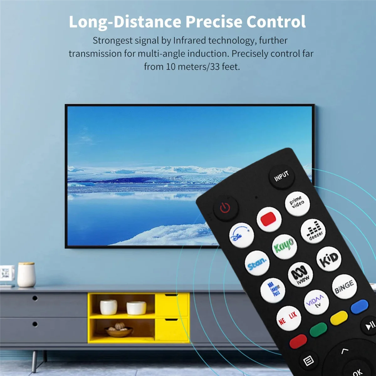 A23K-Ganti Remote Control ERF2R36H untuk Remote Control LED Android Pintar TV HISENSE