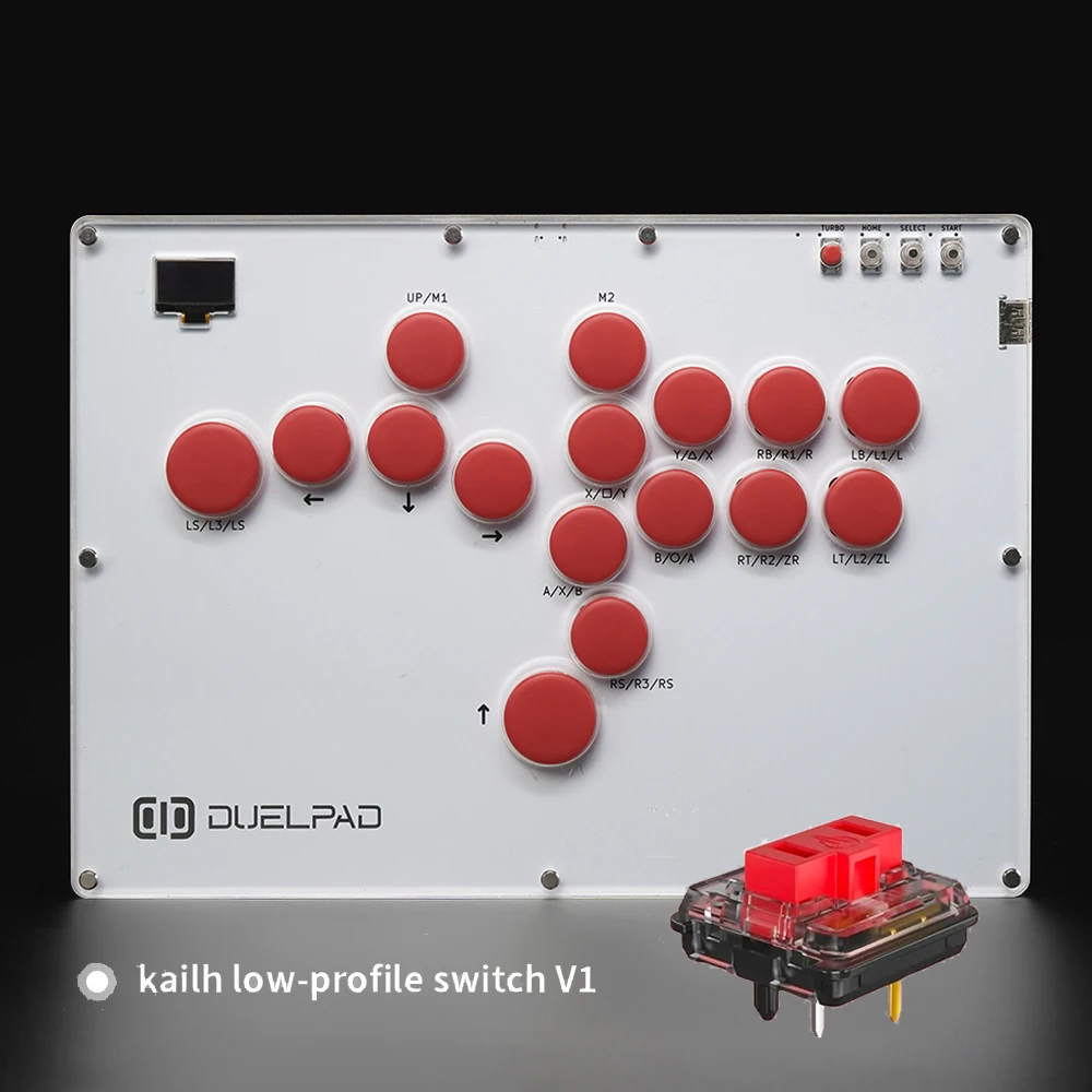 Duelpad Stickless Controller Hitbox For PS5 Fighting Game Stick
