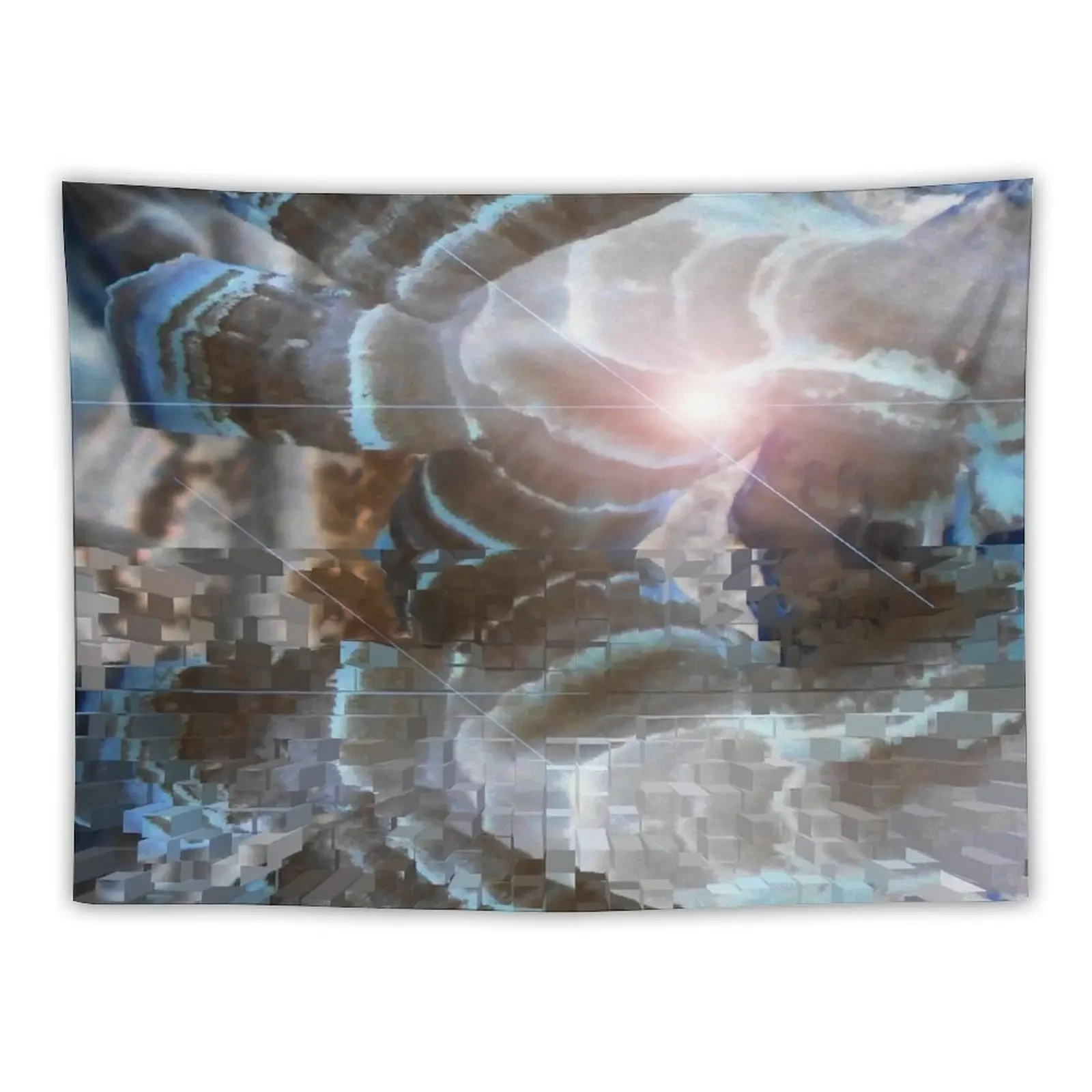 

Polypore Blue Reflection With a 3-D Twist Tapestry Home Decorating Room Decorator House Decorations Tapestry