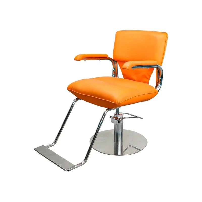 

Hairdressing Chair Barber Shop Lifting Rotating Hair Cutting Chair Thickened Sponge Dyeing and Perming Seat