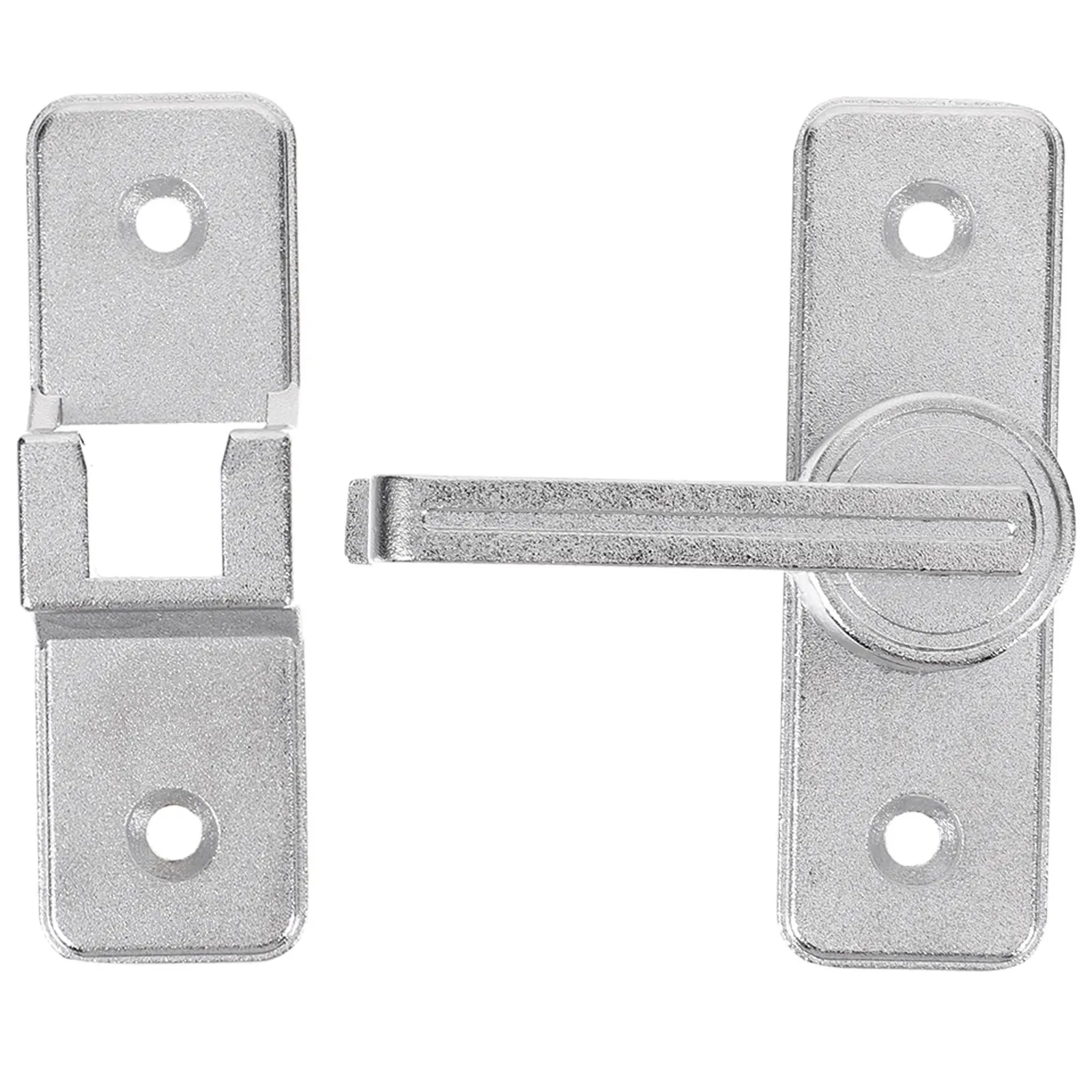 180 Degree Barn Door Lock Heavy Duty Metal Latch for Sliding Door Garage Window Privacy Secure Easy Installation Reliable