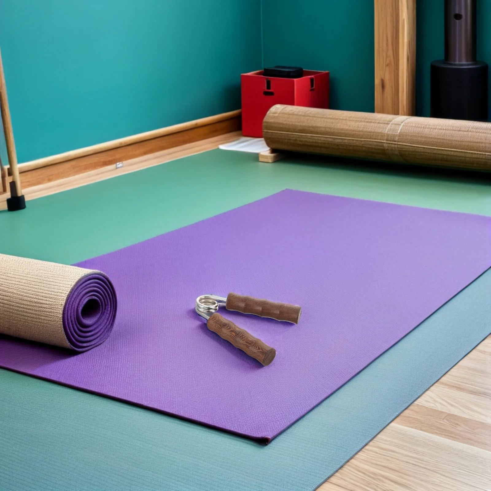 

4Pcs Hand Grip Strengtheners Natural Wood Design for Hand Exercises and Massages Anytime Anywhere Convenience Grip Trainer