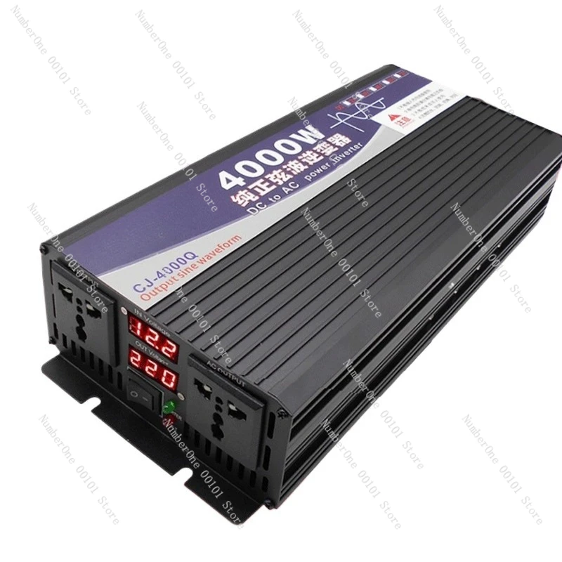 4000w pure sine wave inverter 12v24v48v60v72 to 220v truck solar 5000w