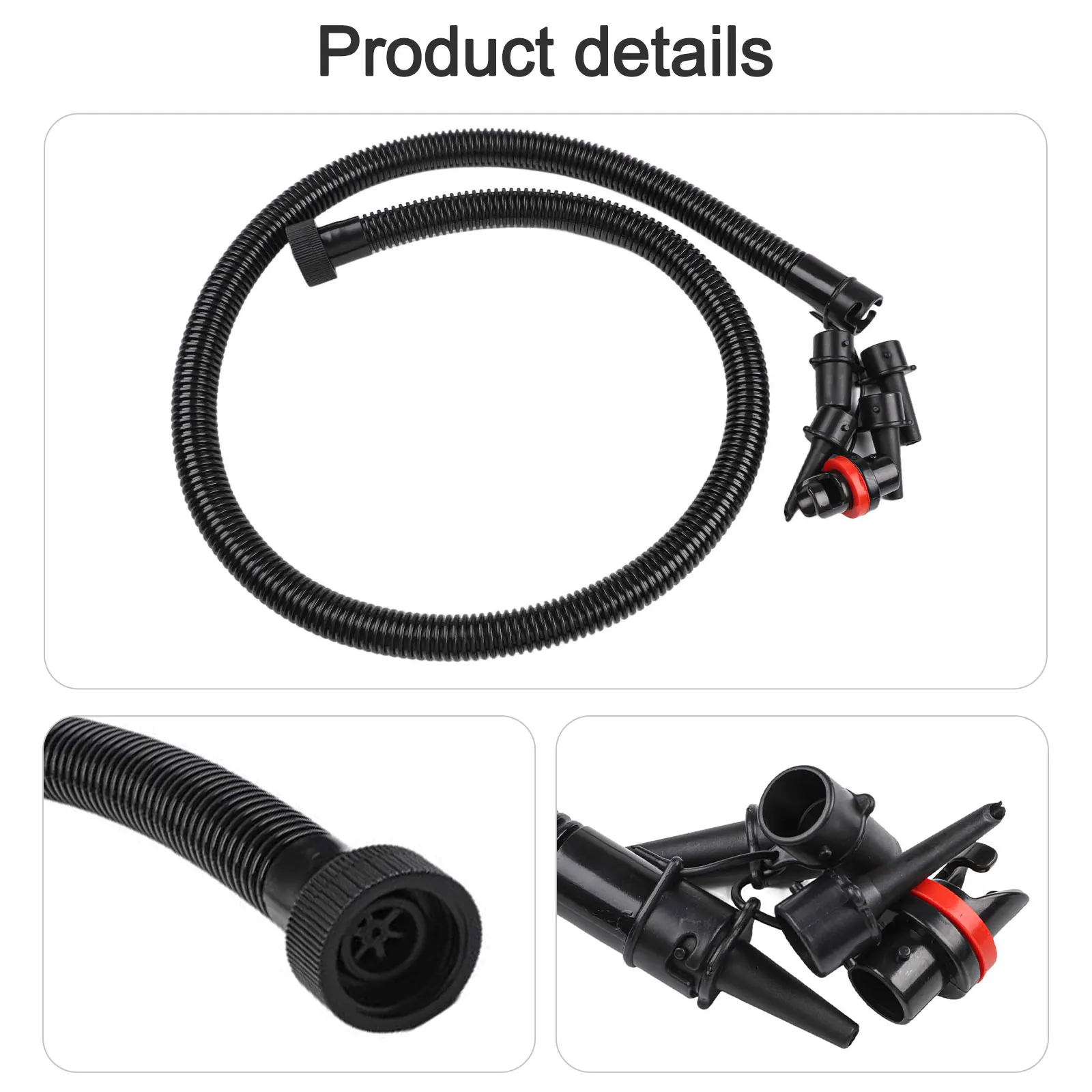 خرطوم للمنتجات القابلة للنفخ، خرطوم لوح مجداف، خرطوم مضخة هواء قابل للنفخ مناسب للفراش القابل للنفخ، رائع لأيام الشاطئ #5