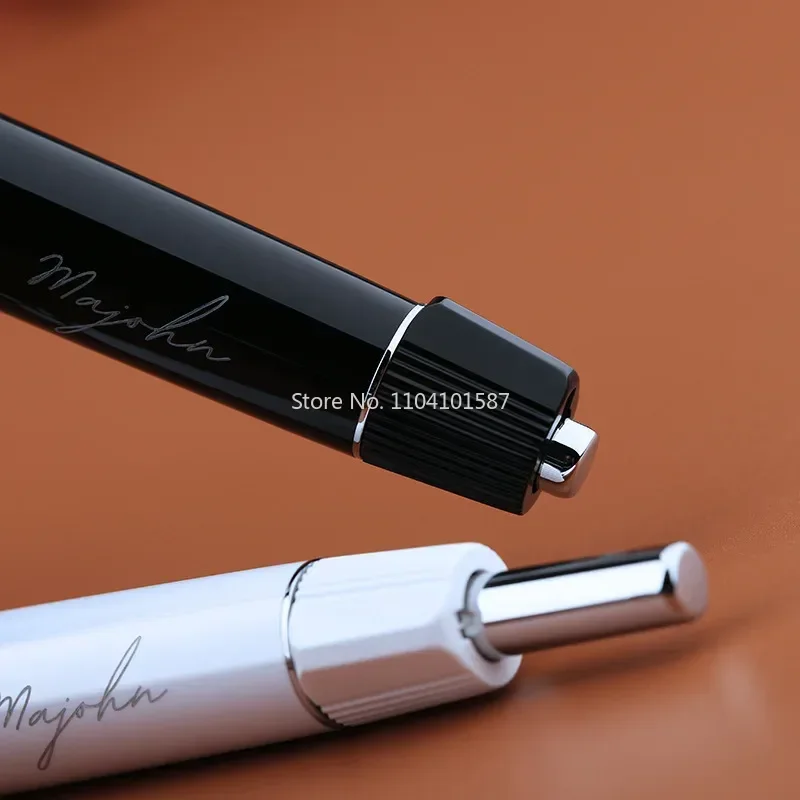 MAJOHN A3 Press the tip to rotate the hidden tip pen resin pen body for male and female office and student pens