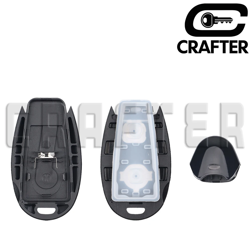 Key Crafters Motorcycle Smart Remote Key 433 MHZ FSK CHIP ID4A For Piaggio Vespa GTS300 Keyless Go Black Or Silver