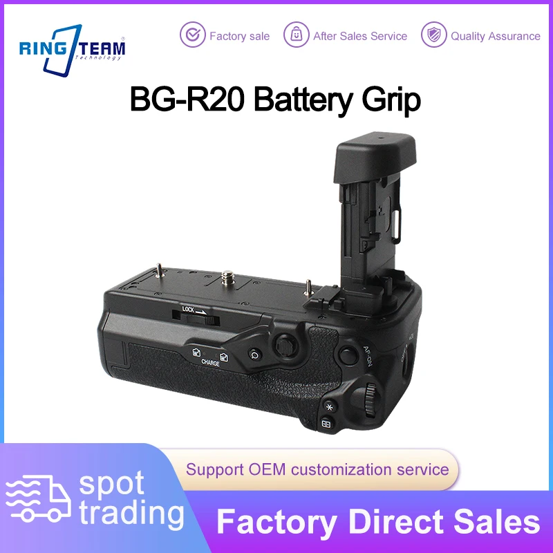BG-R20 Battery Grip for Canon EOS R5II R6II R5 R6, Double Ba