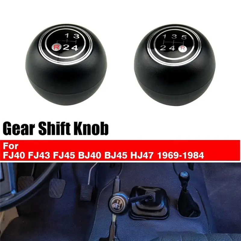1Pcs Manual Car Gear Shift Knob Transfer Case Gear Knob Plastic For Toyota Land Cruisers 40 Series 1969-1984