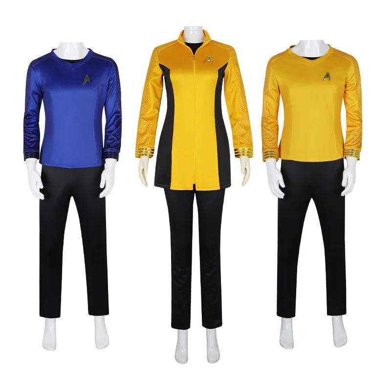 

Adult New World Yellow Uniform Halloween Cosplay Costume Carnival Party Dress Up Outfit Stage Role Playing Suit
