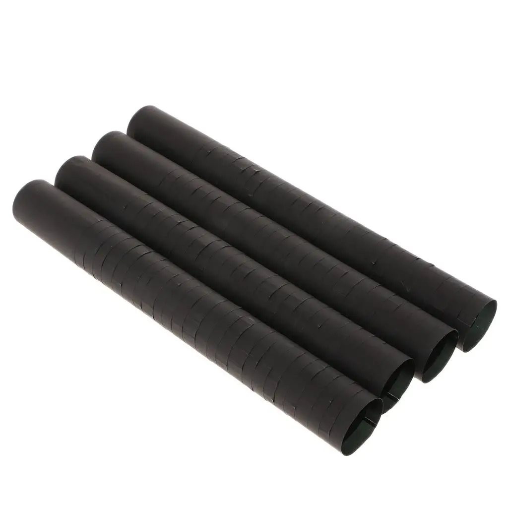 100pcs PVC Bottle Heat Shrink Caps Covers for Home 60mm Height , 34mm -Black()