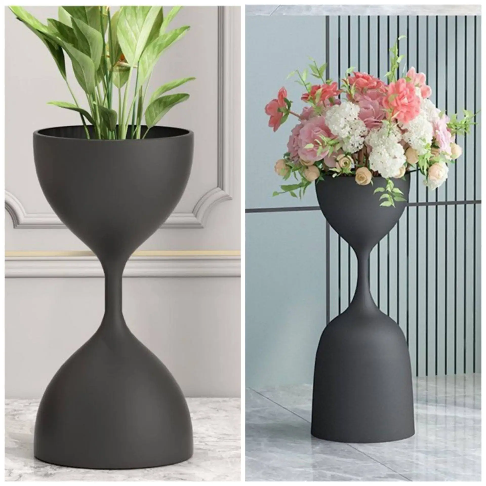 DSA flower rack indoor living room floor-to-ceiling light luxury flower rack storage corner balcony simple wrought iron flower