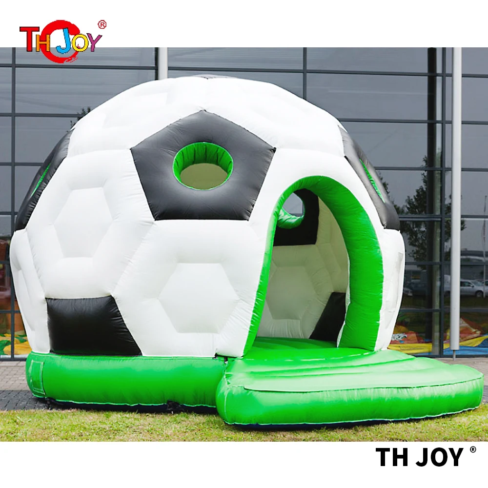 Commercial inflatable football bouncer soccer bounce house for kids,Inflatable football design bouncer house jumping castle