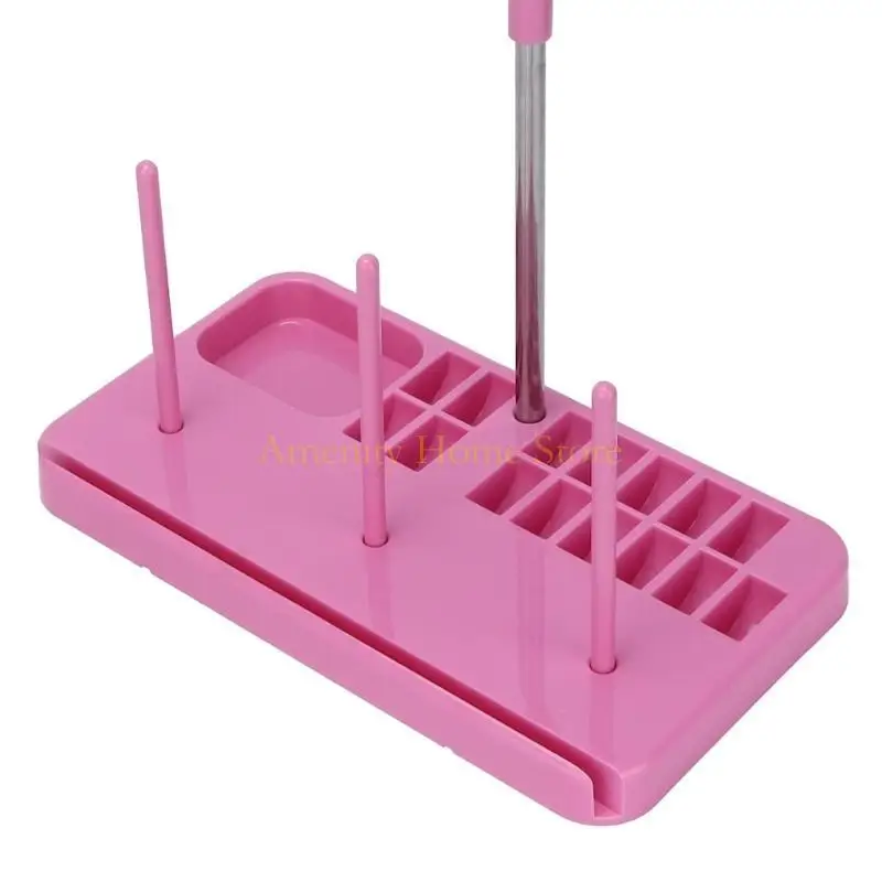 F26C 3 Spool -Threadhalter abnehmbarer Thread Rack Organisatoren Thread Spannung Halter