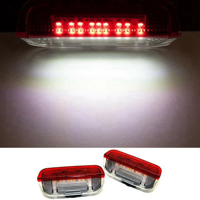 8Pcs Car LED Door Warning Light Welcome Projector For Golf 6 7 Jetta MK5 MK6 Passat B6 B7 CC TIGUAN Scirocco