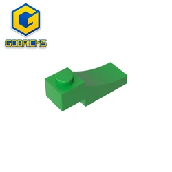 Gobricks GDS-2183 Brick Curved 3 x 1 with 2/3 Inverted Cutout compatible with lego 70681 Assembles Building Blocks